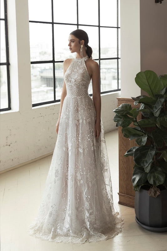 Holly 1555 – Luxury Lace Bridal Gown by Julie Vino