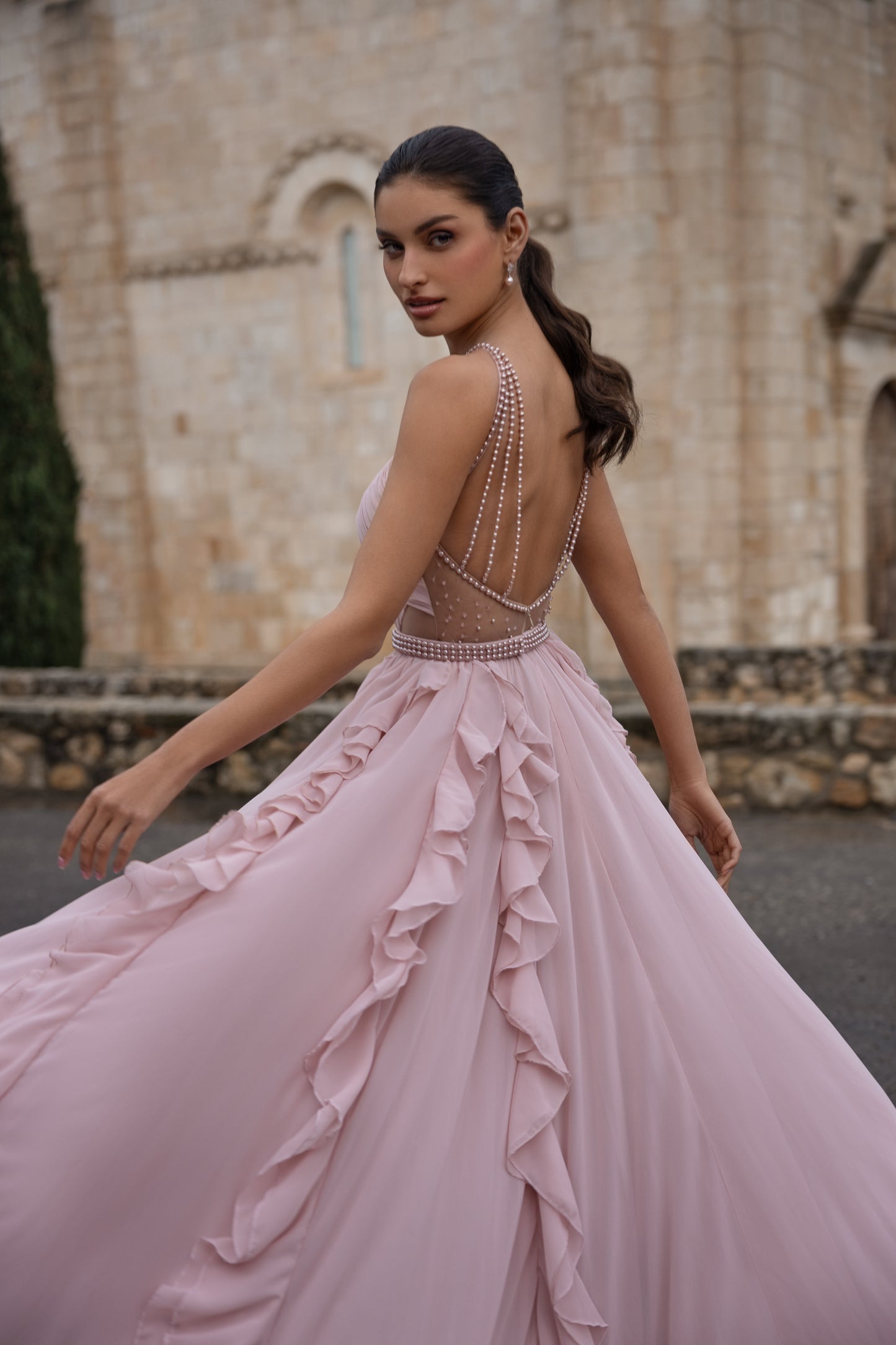EW25-7 – Luxury Evening Dress by Julie Vino